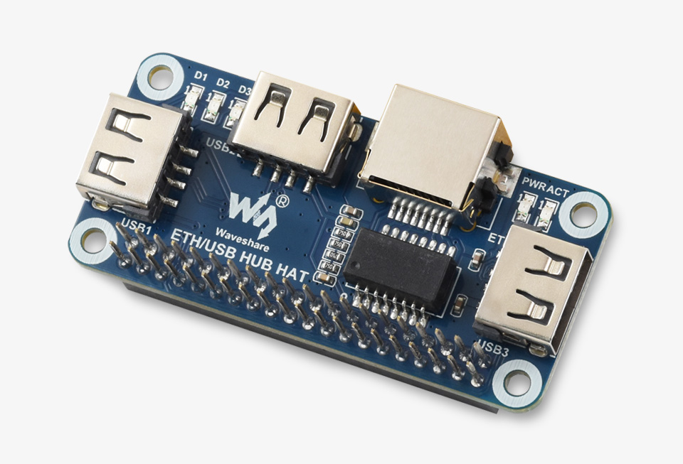 树莓派 USB HUB扩展板主图