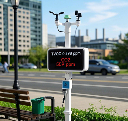 六合一嗅觉传感器模组应用于环境监测