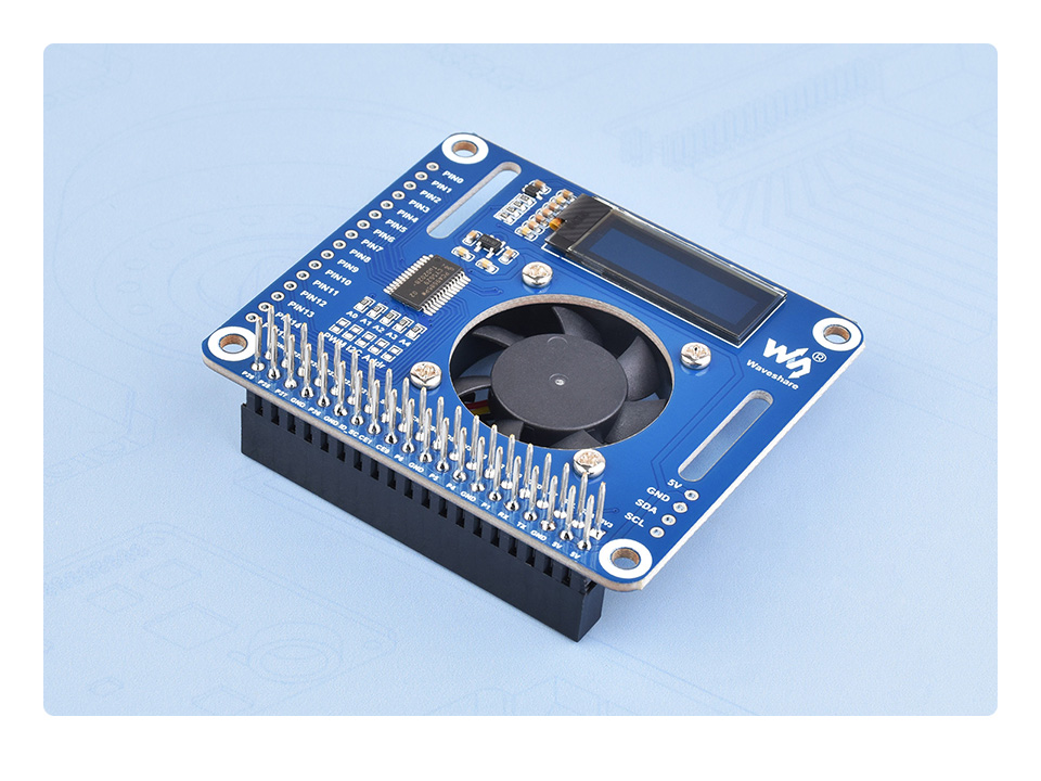 树莓派风扇扩展板产品展示