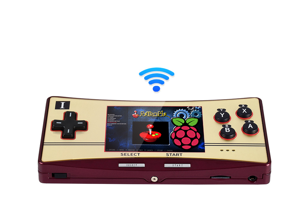 树莓派掌上游戏机支持连接 WiFi