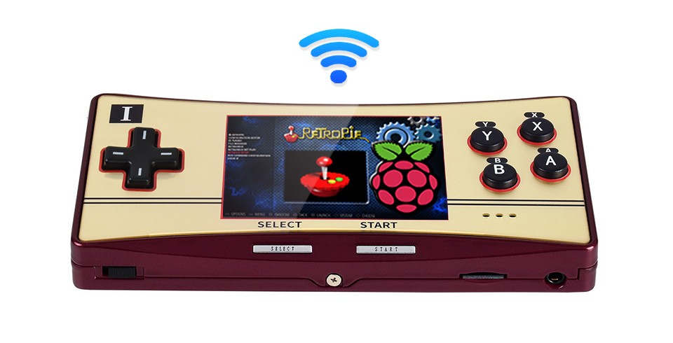 树莓派掌上游戏机支持连接 WiFi