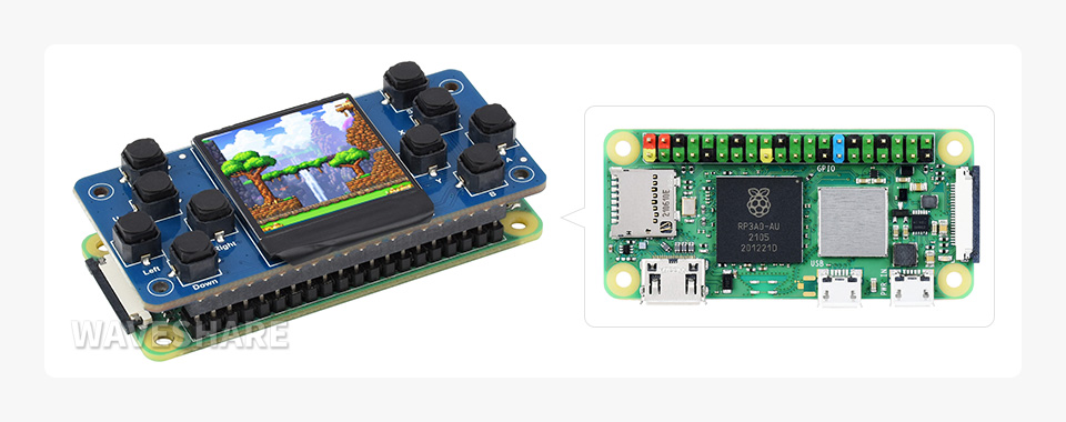 树莓派掌上游戏机键位功能图