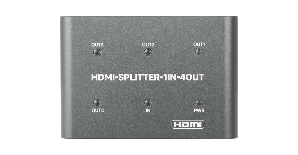 四路 HDMI 分配器配置