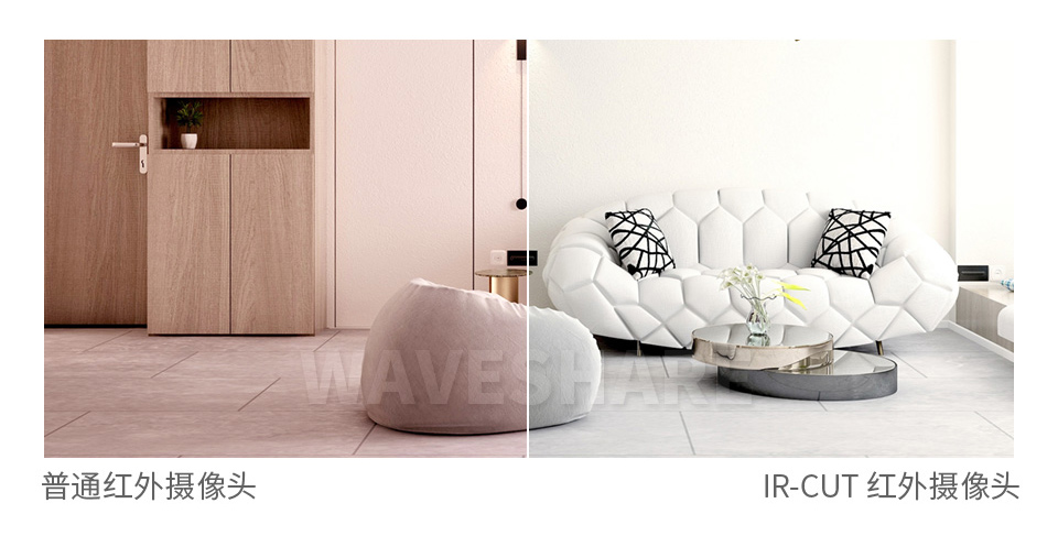 IMX291摄像头 IR-CUT功能成像效果对比