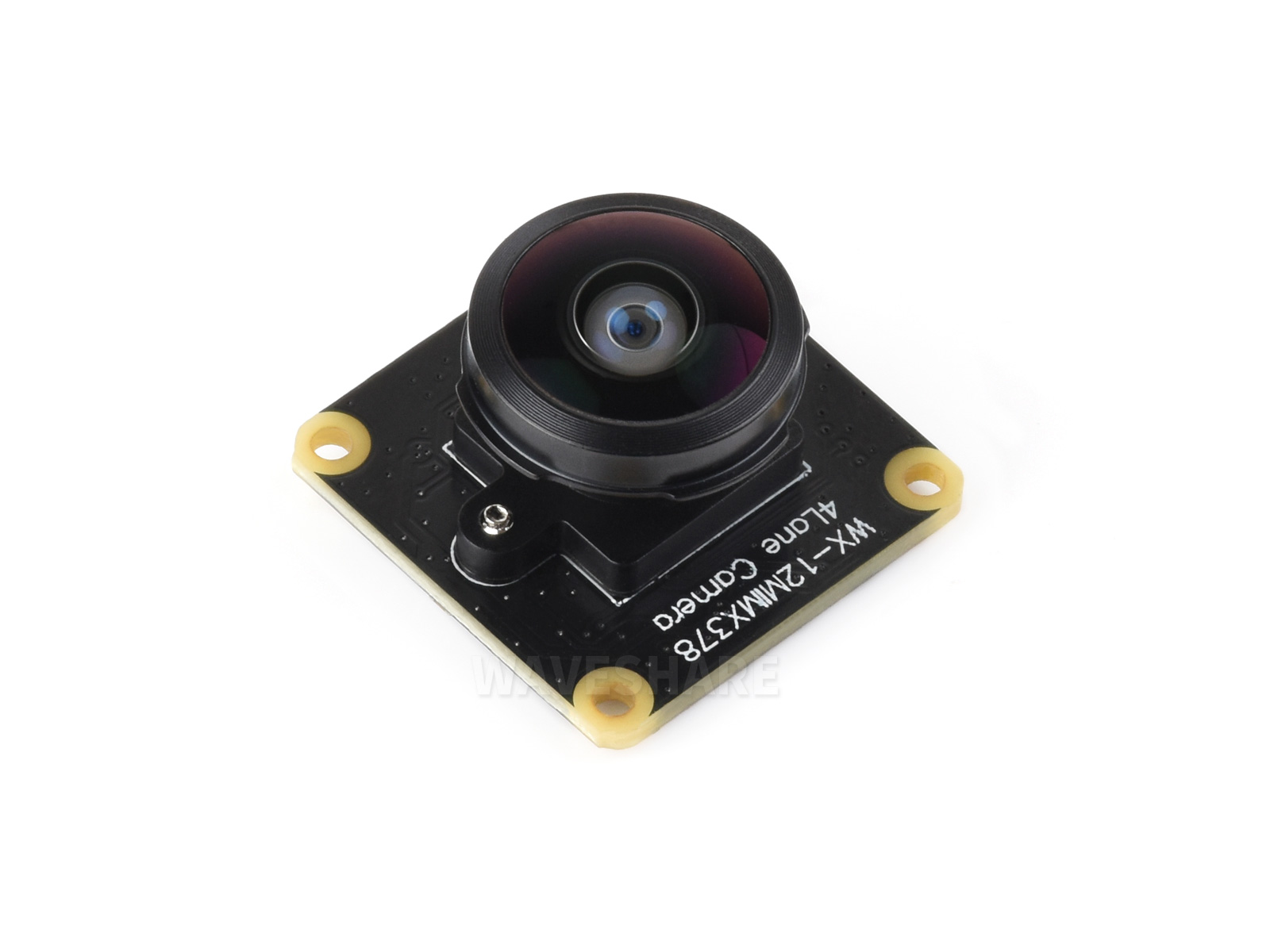 IMX378-190 12.3MP鱼眼摄像头模块 190° FOV 卷帘快门 兼容Raspberry Pi系列主板