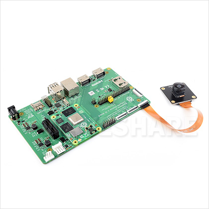 IMX378-190 鱼眼摄像头 接入 CM4 扩展板