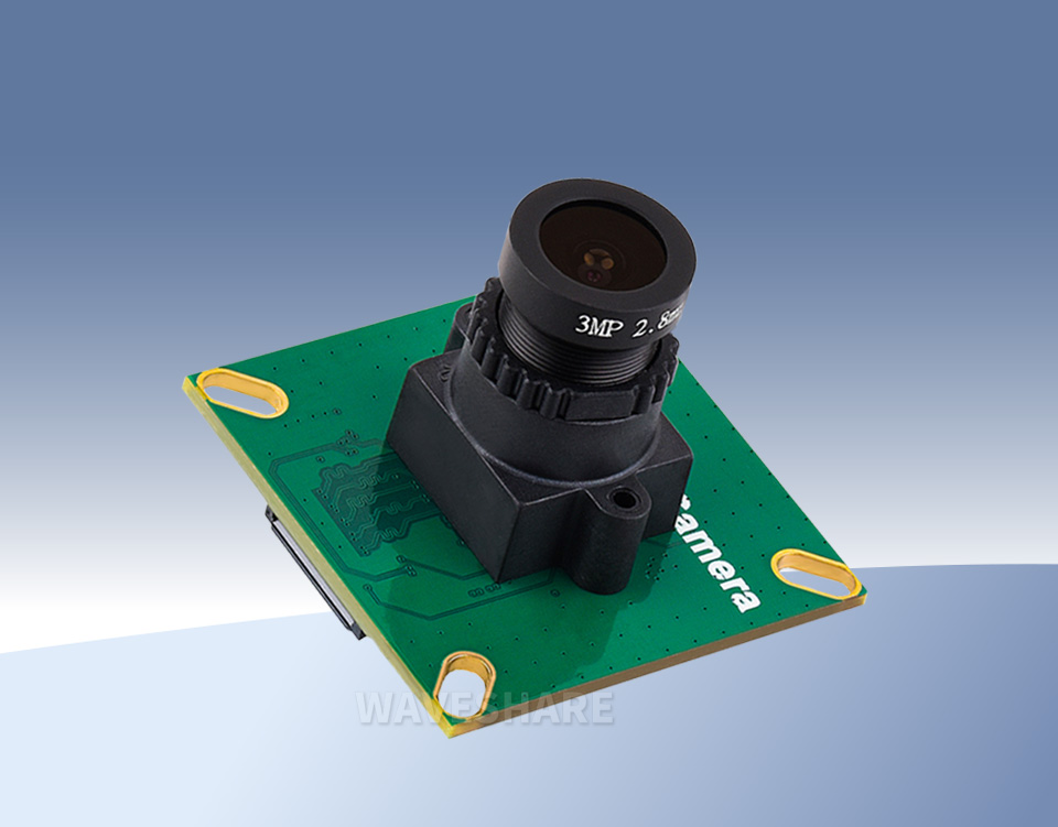 ISX031 3MP 树莓派MIPI摄像头模组 正面斜视图