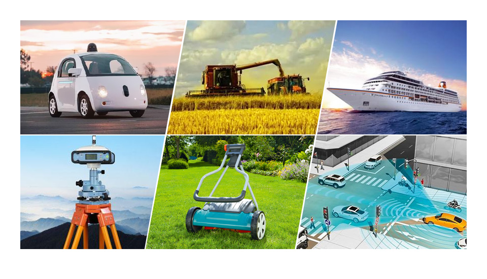 树莓派四频 RTK 厘米定位 GPS 模块支持 智能机器人、精准农业、采矿、测绘、自动驾驶