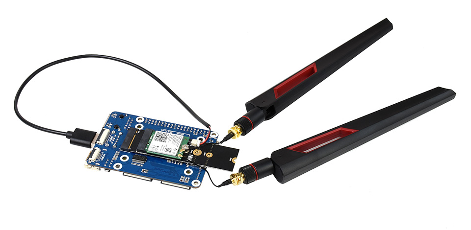 M.2 M 转 M.2 A 接口转接板应用示例