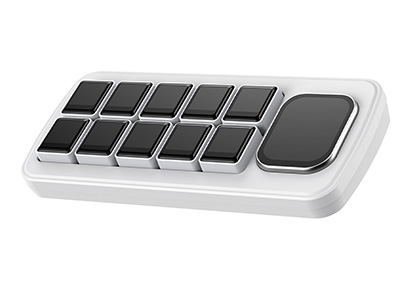 Waveshare MK10 多功能 AI 语音控制面板圣光白版本