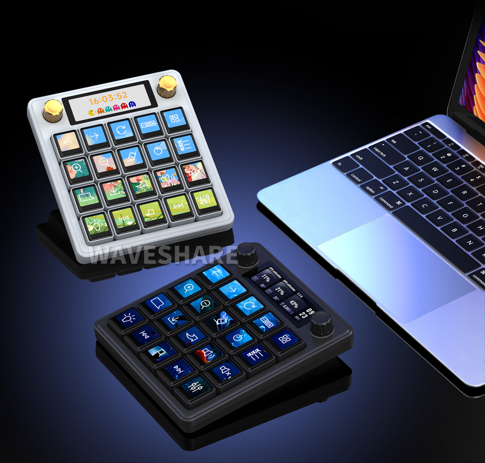 Waveshare MK20 多功能 AI 语音控制面板主图