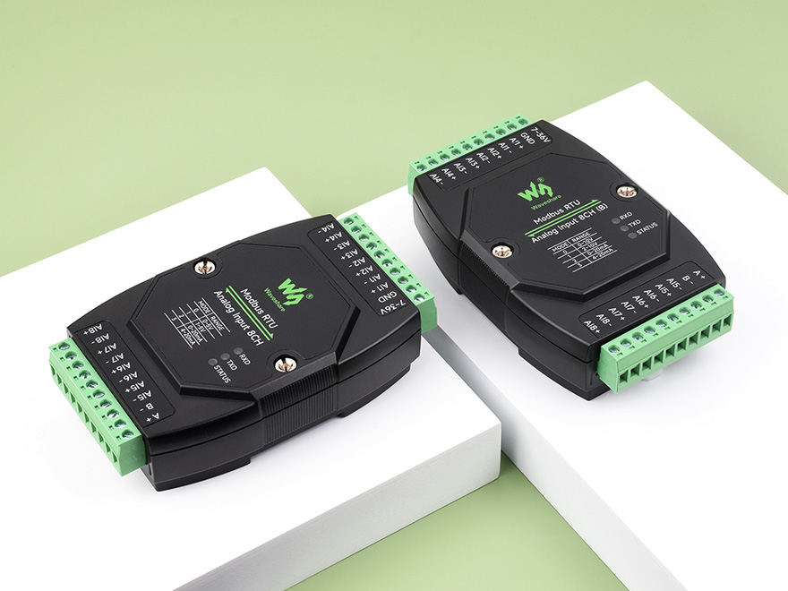 工业级 8 路模拟量采集模块产品展示