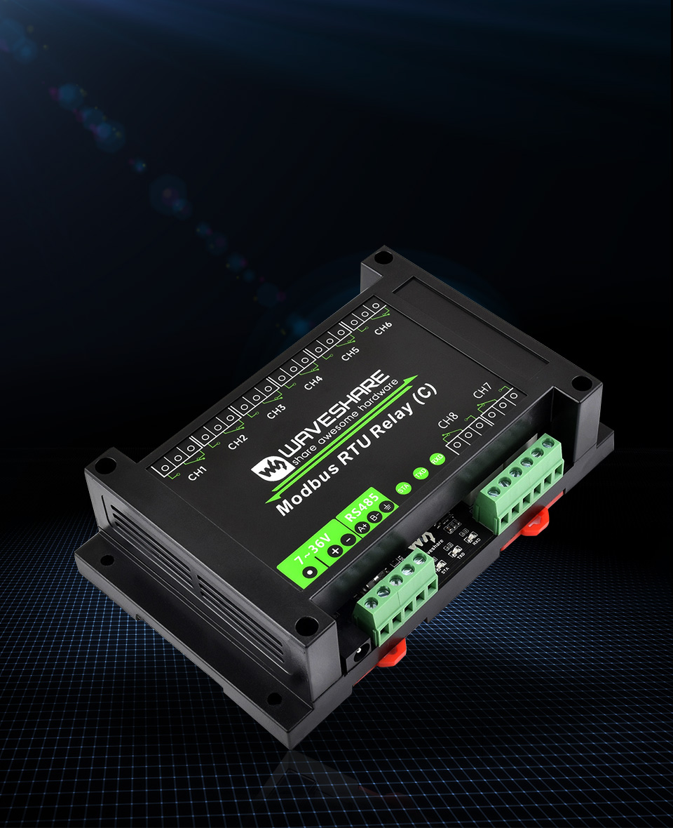 8 路 RS485 继电器模块