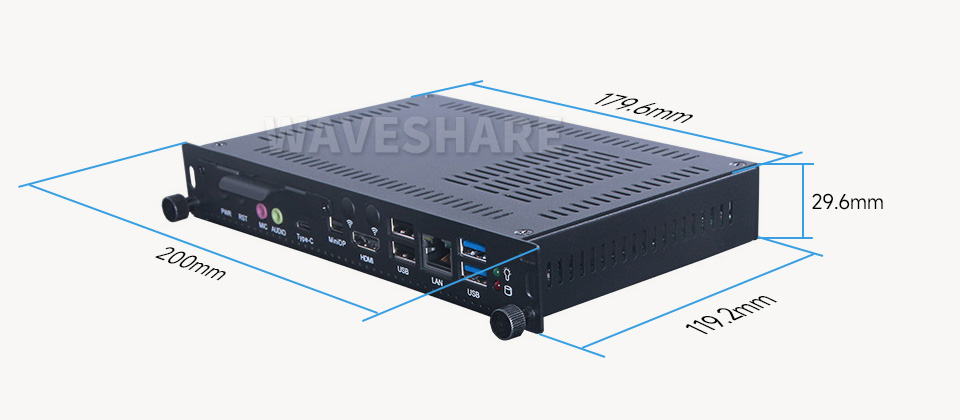 OPS 插拔式电脑主机产品尺寸