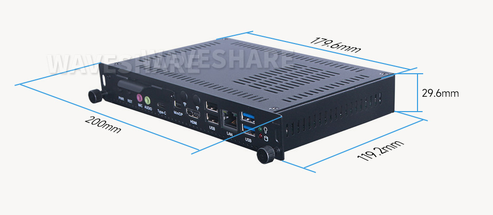 OPS 插拔式电脑主机产品尺寸