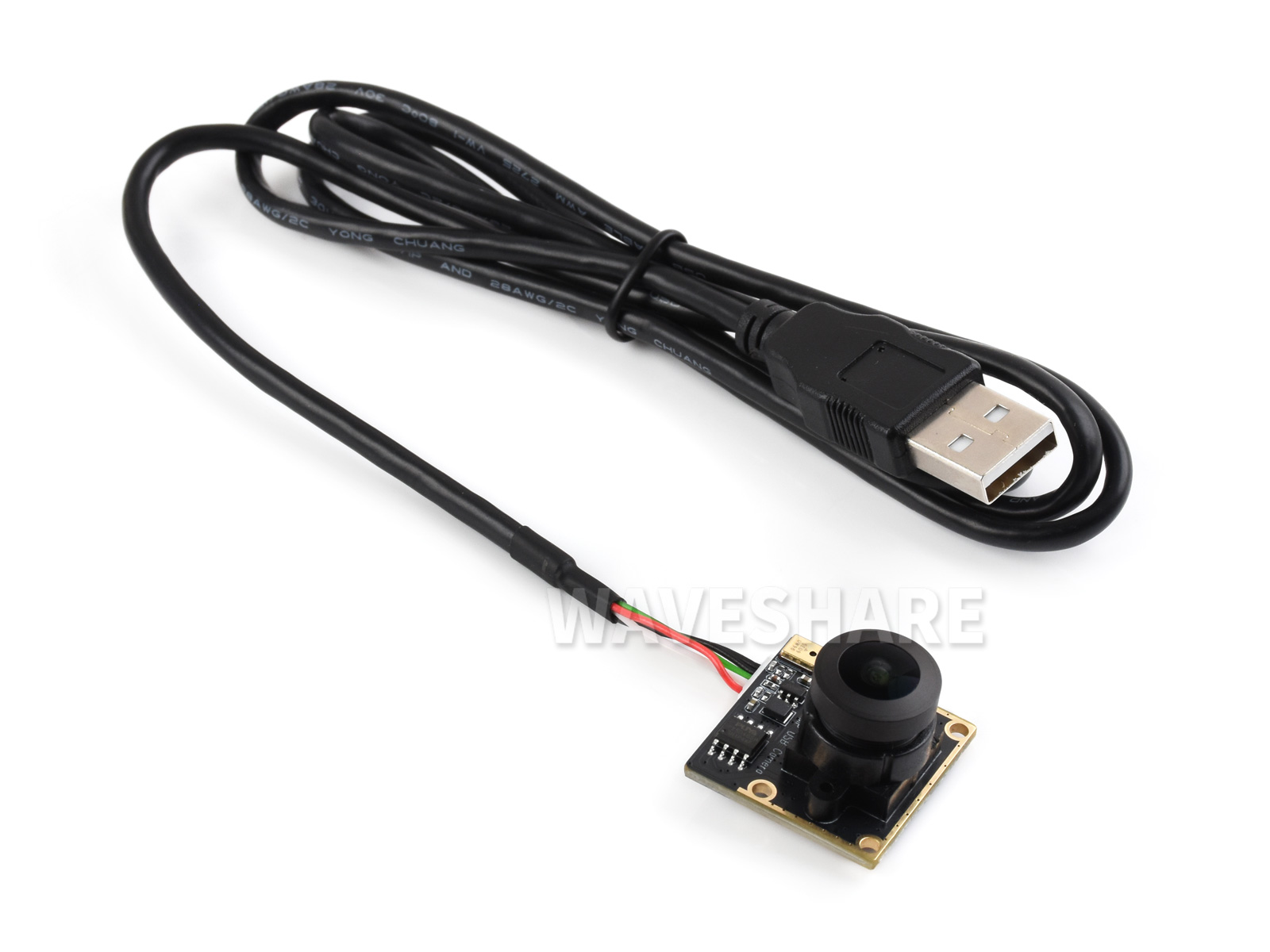 OS05A20 500万像素摄像头模块 支持USB2.0 Type-C接口 板载单麦克风 175°广角镜头