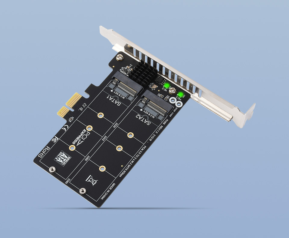 M.2 M 转 M.2 A 接口转接板USB蓝牙