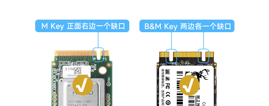 PCIe-TO-M.2-USB-HAT+ 适用硬盘接口