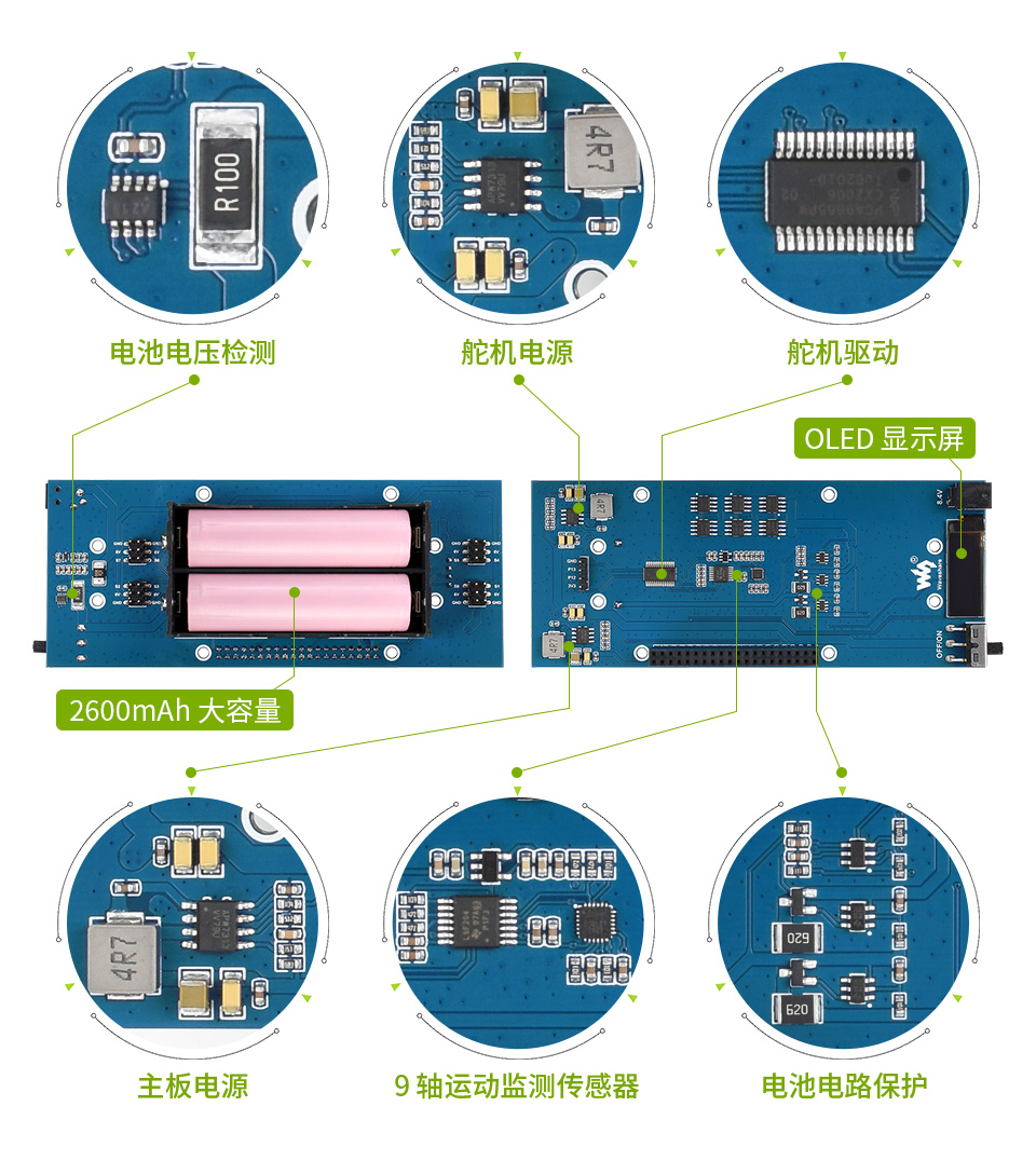 PIPPY 四足机器人高度集成的扩展板