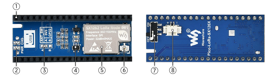 树莓派 Pico LoRa 节点扩展板资源简介