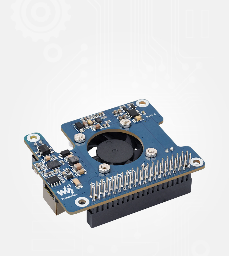 树莓派 5 以太网供电扩展板