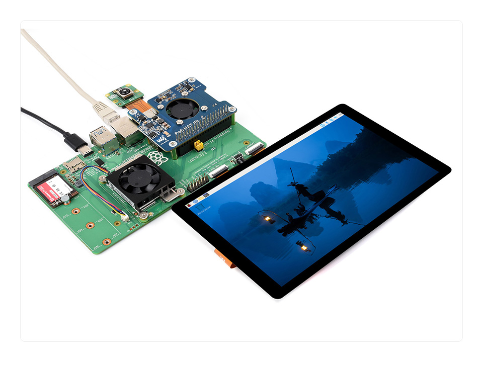 树莓派以太网供电扩展板外形尺寸