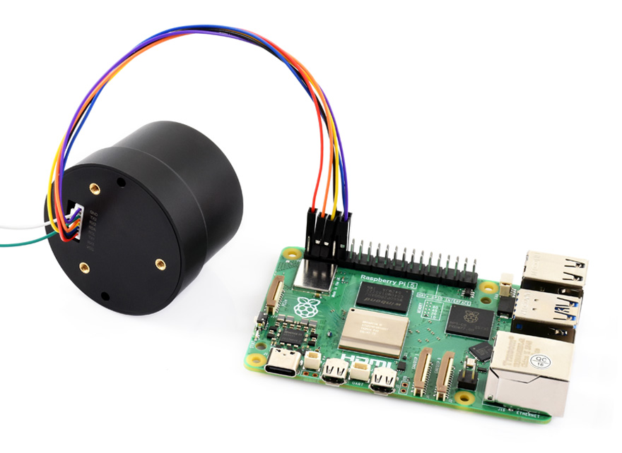 Q43 模块通过 GH1.25 接口连接开发板 GPIO 硬件接线图