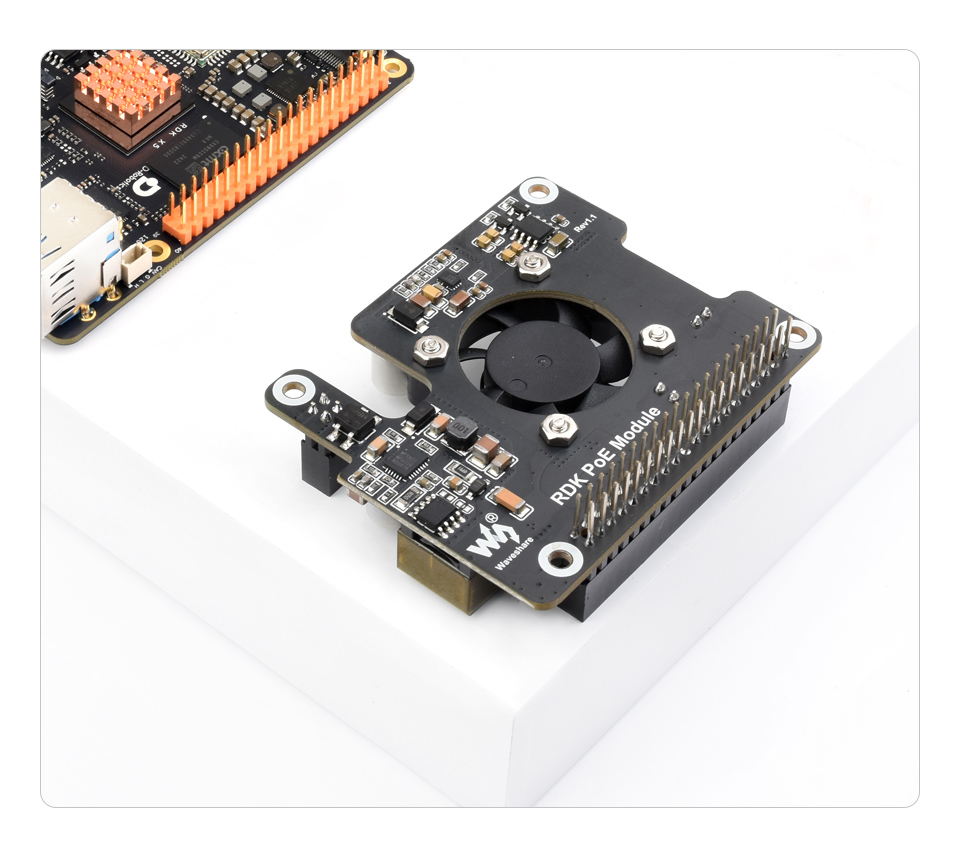 树莓派以太网供电扩展板外形尺寸