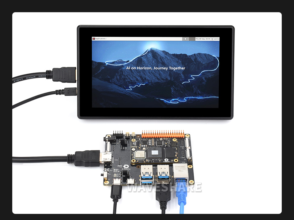 RDK X5 Module  D-Robotics 官方底板支持接入多种设备