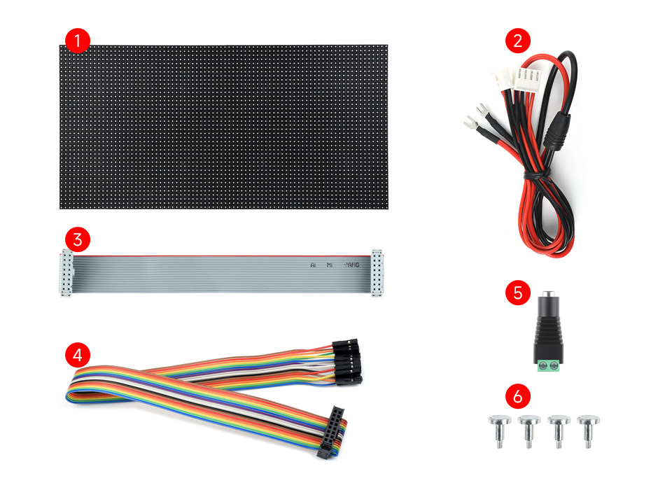 80 × 40 全彩 LED 点阵显示屏配置清单