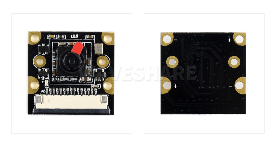 树莓派摄像头 E 型简洁接口设计