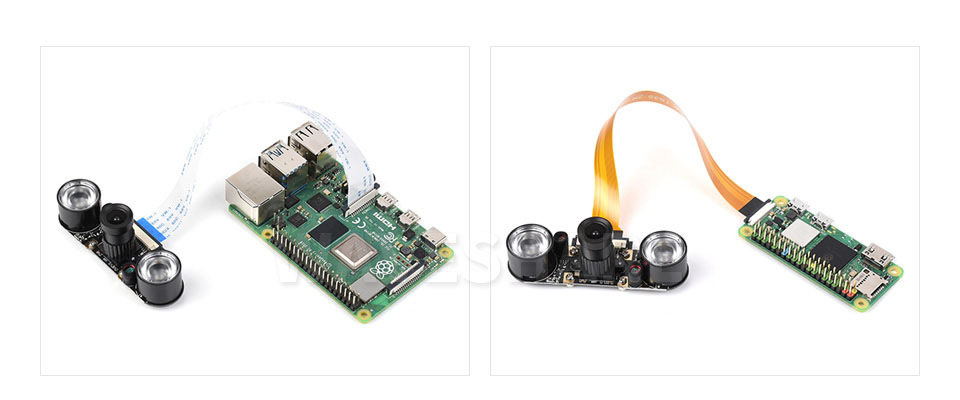 树莓派摄像头 F 型接入树莓派使用