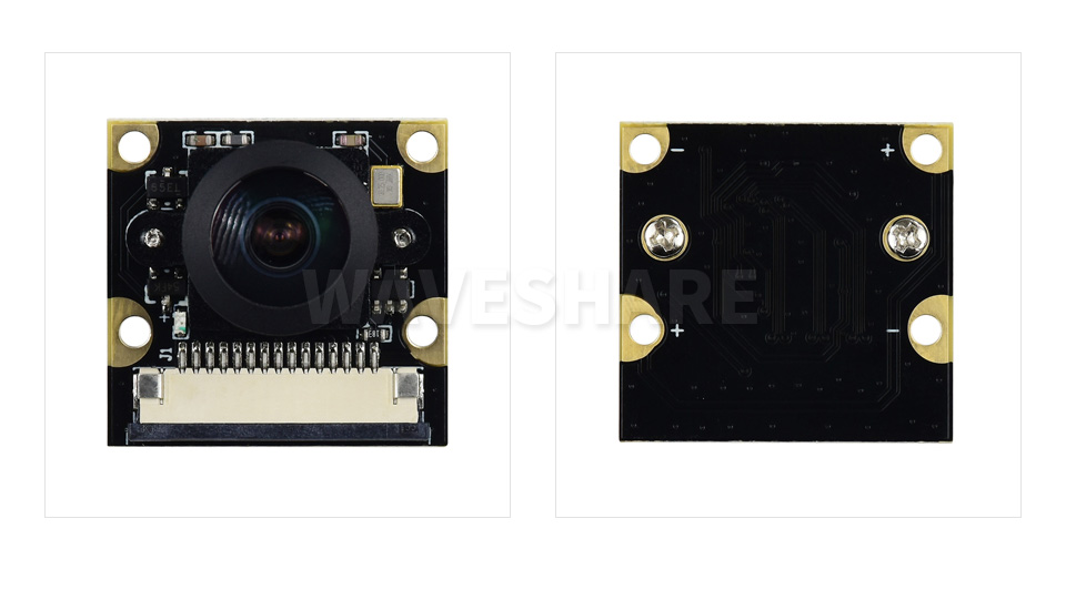 树莓派摄像头 H 型简洁接口设计