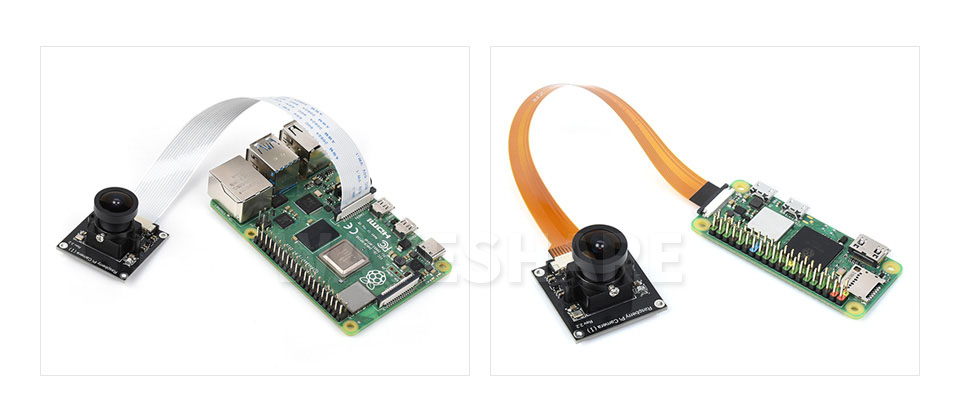 树莓派摄像头 I 型接入树莓派使用