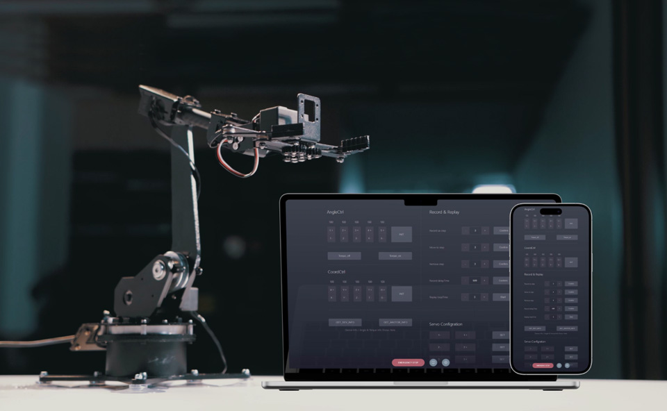 RoArm-M1 大扭矩总线舵机桌面机械臂