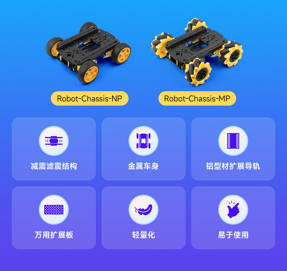 Robot-Chassis 系列智能小车底盘