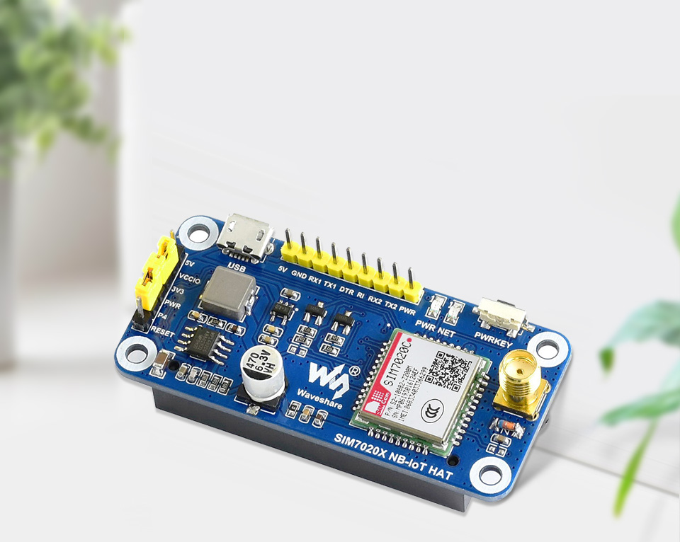 树莓派NB-IoT/Cat-M/GPRS/GNSS扩展板首图