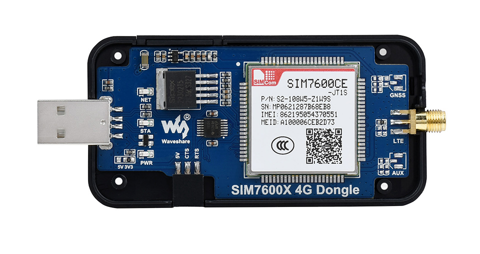 支持 GNSS 定位的树莓派 4G 通信扩展板