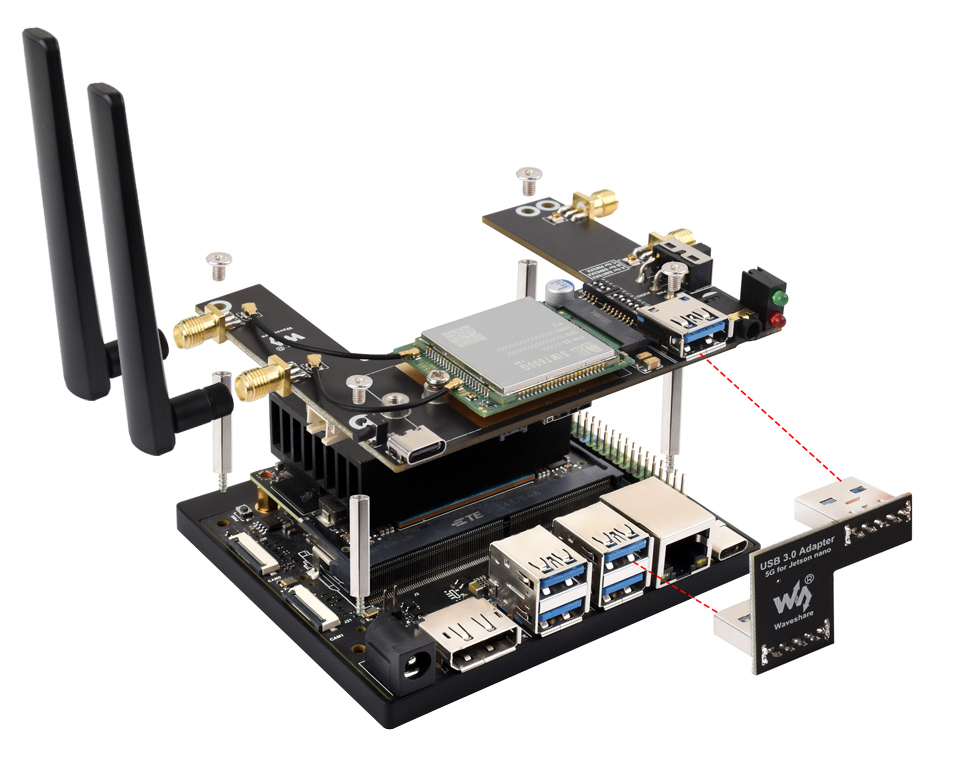 Jetson Orin 4G 通信 扩展板产品展示