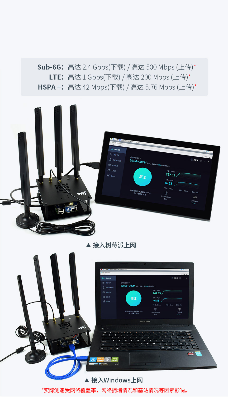 SIM8202G-M2 树莓派5G扩展板拨号上网