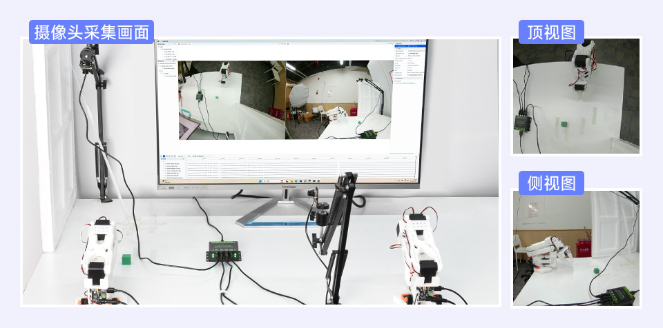 SO-ARM101 开源 6 轴机械臂带双视角摄像头，采集范围更广泛