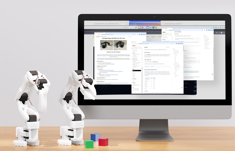 SO-ARM101 开源 6 轴机械臂与 Hugging Face 官方项目同步更新