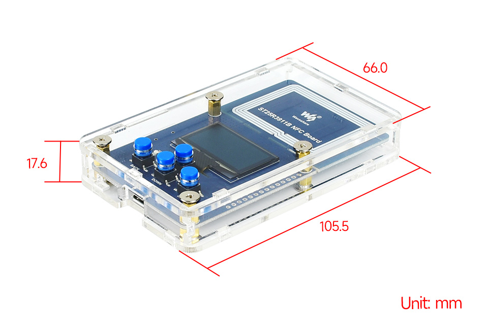 ST25R3911B NFC Board尺寸