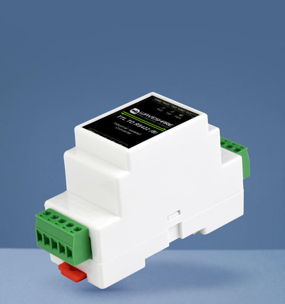 导轨式 TTL 转 RS422 电气隔离型串口转换器主图