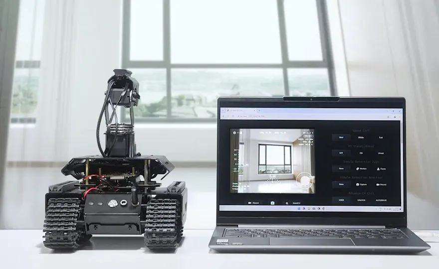 UGV Beast AI 机器人360° 灵活云台