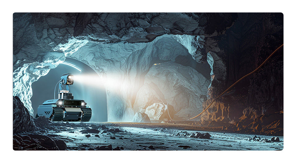 UGV Beast AI 机器人高亮 LED 灯