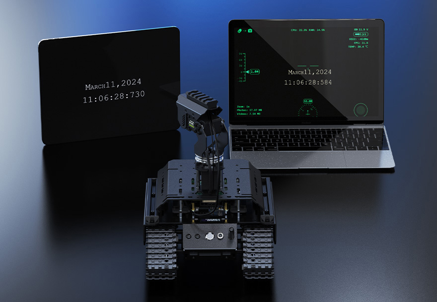 UGV Beast AI 机器人高帧率高清实时视频无线传输