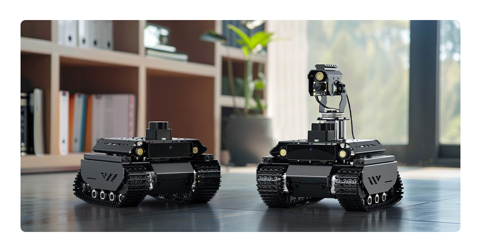 UGV Beast AI 机器人产品及包装展示