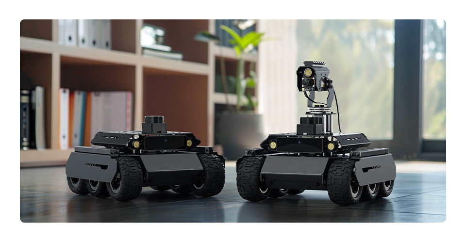 UGV Rover AI 机器人产品及包装展示