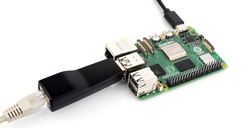 USB3.2转2.5G网口转换器接入树莓派5